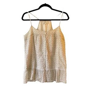 Old Navy floral sleeveless cotton top size small